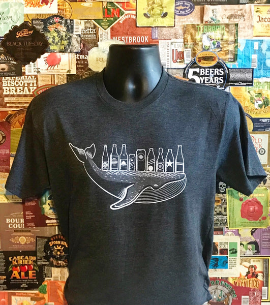 Bottle Share Whale -Craft Beer Shirt- Unisex Tee