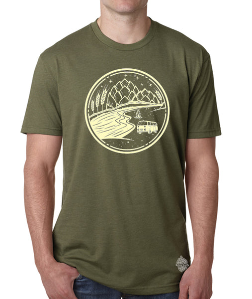 Camping Craft Beer shirt- unisex t-shirt
