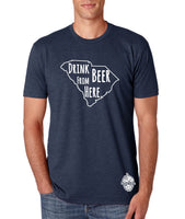 South Carolina - Drink Beer From Here® - Craft Beer Shirt