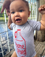 Craft Beer Baby Bodysuit- "Homebrewed"- Premium Screen Printed