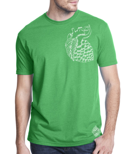 St. Patrick's Day Craft Beer T-shirt- Hop Heart
