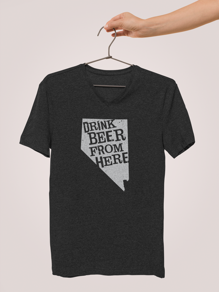 Nevada Drink Beer From Here® - V-Neck Craft Beer shirt