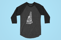 New Hampshire Drink Beer From Here® - Craft Beer Baseball tee