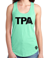 TPA pirate ship racerback tank- Tampa, FL, Gasparilla Shirt