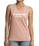 My Other Beer is Bourbon- Women's Tanks