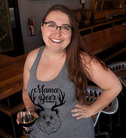 Craft Beer shirt- Mama Beer- women's Racerback Tank