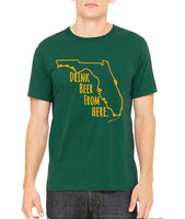 Bulls- Drink Beer From Here- Florida USF- FL Craft Beer Shirt