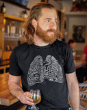 Craft Beer t-shirt- Heart and Lungs