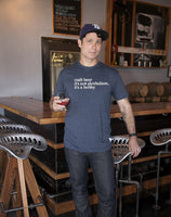"craft beer: it's not alcoholism, it's a hobby"- Men's Tee - Multiple Colors