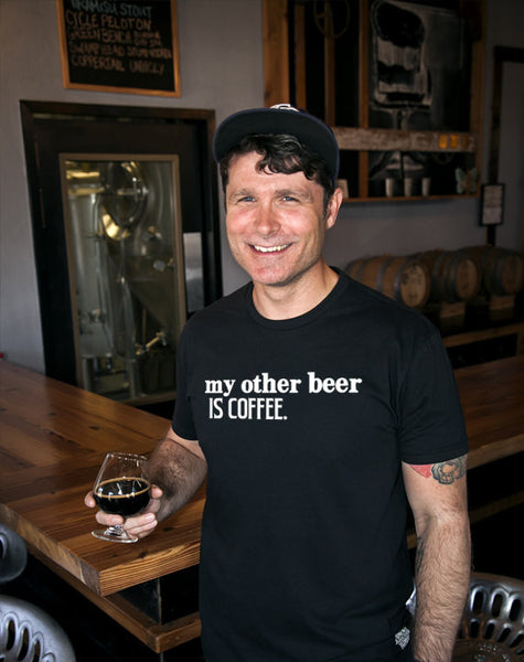 Craft Beer t-shirt- My Other Beer is Coffee
