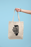 Illinois Drink Beer From Here® Tote