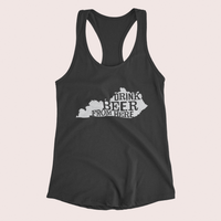 Kentucky Drink Beer From Here® - Craft Beer racerback tank