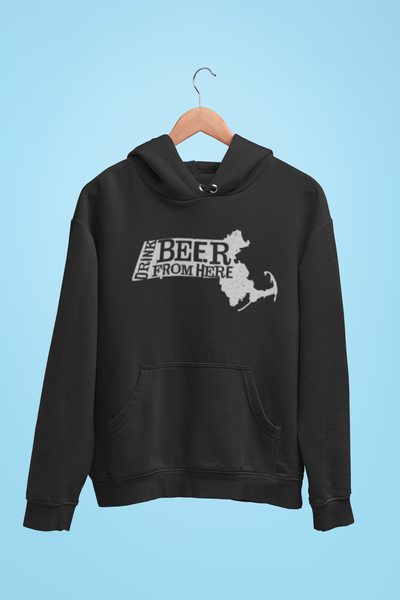 Massachusetts Drink Beer From Here® - Craft Beer Hoodie