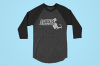 Massachusetts Drink Beer From Here® - Craft Beer Baseball tee