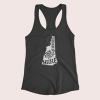 New Hampshire Drink Beer From Here® - Craft Beer racerback tank