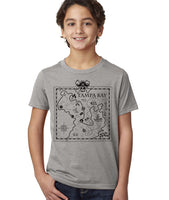 Gasparilla shirt-Tampa Treasure map kids shirt